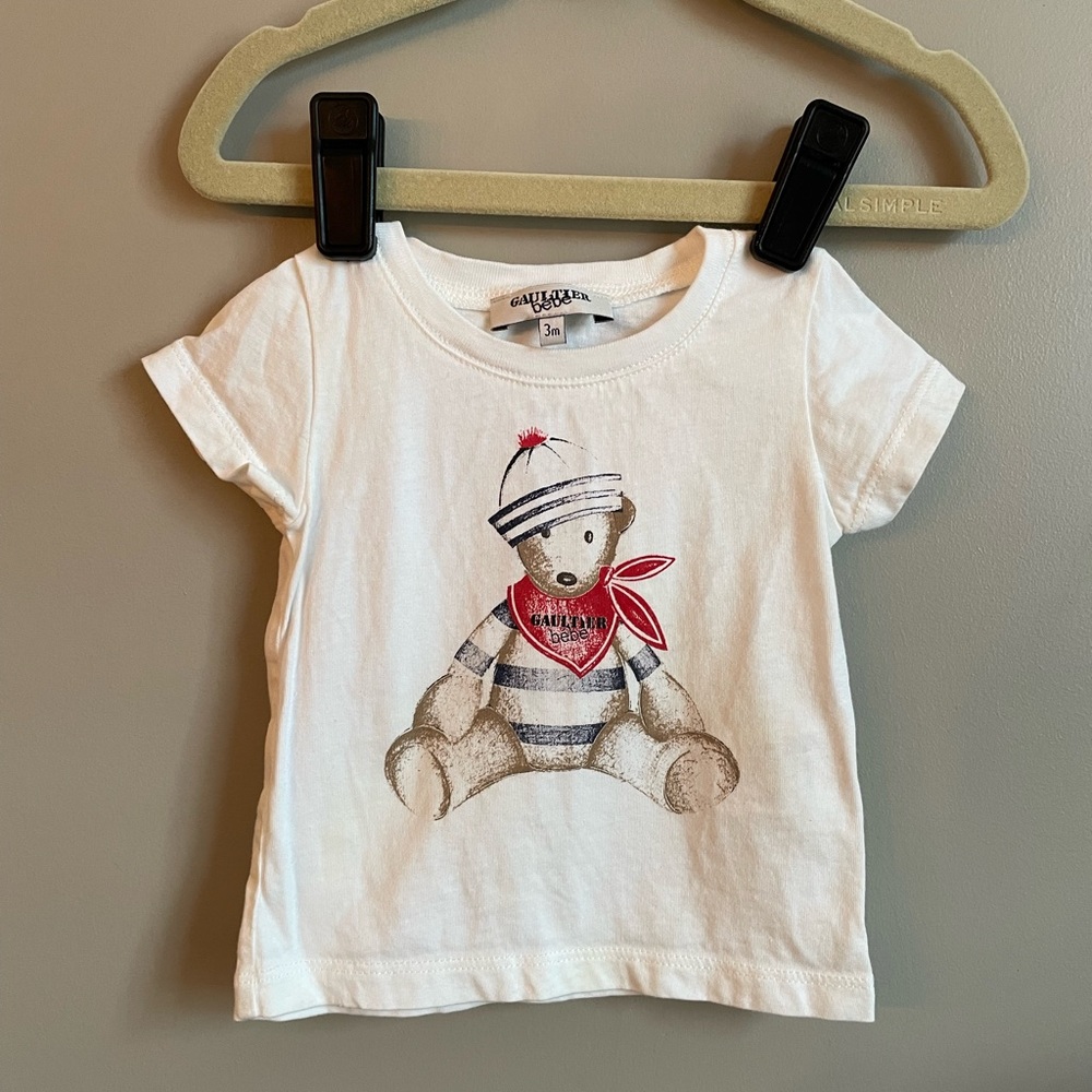 BNWOT ⚡️DESIGNER BABY JOHN GALLIANO T-shirt Sz 3M